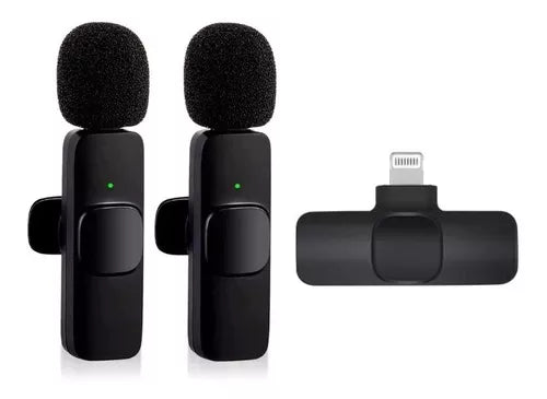 Kit x2 microfonos inalambricos iphone
