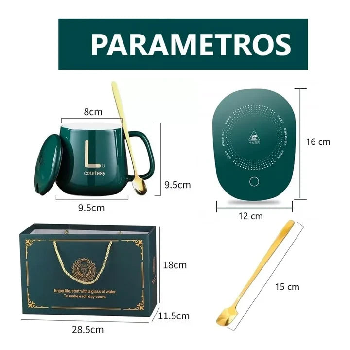 Taza Con Calentador Eléctrico HeatSip