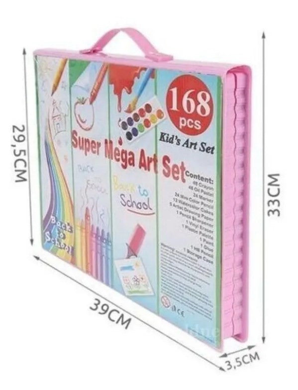 Set Maleta Arte 168 Piezas Lápices