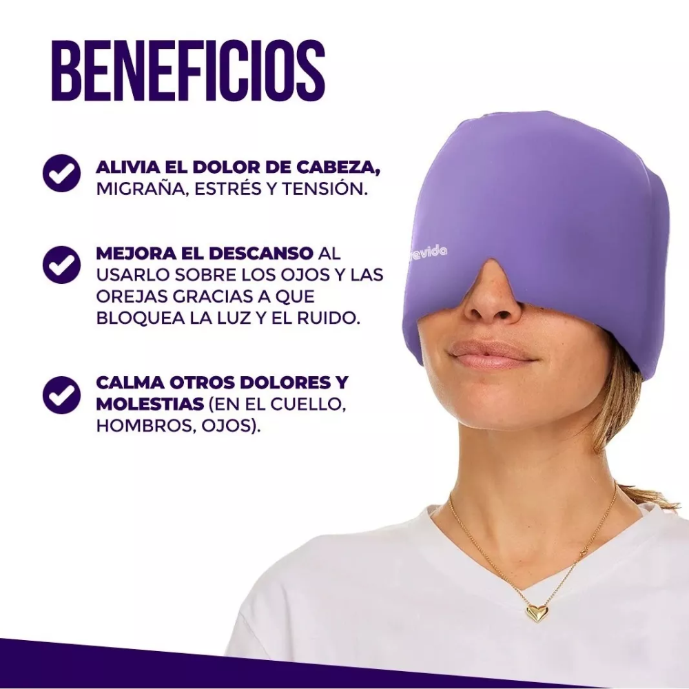 Gorro Gel Alivia Dolor Migraña